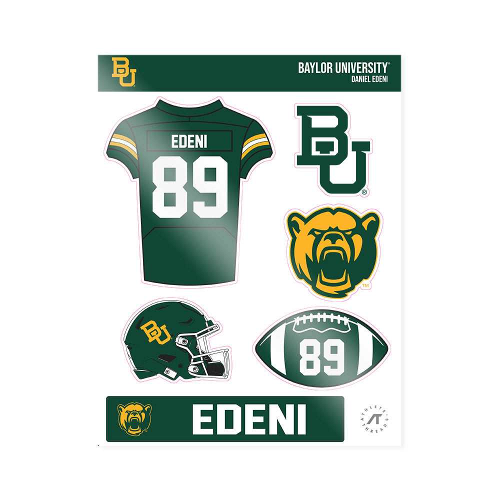 Baylor - NCAA Football : Daniel Edeni - Sticker Sheet-0