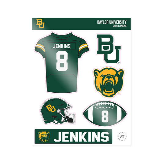 Baylor - NCAA Football : Caden Jenkins - Sticker Sheet-0