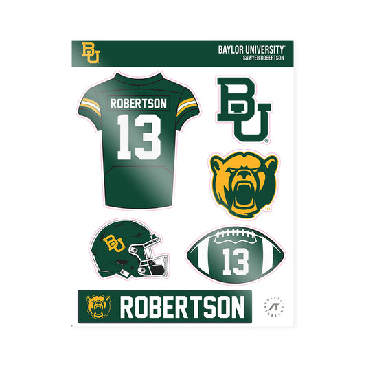 Baylor - NCAA Football : Sawyer Robertson - Sticker Sheet-0