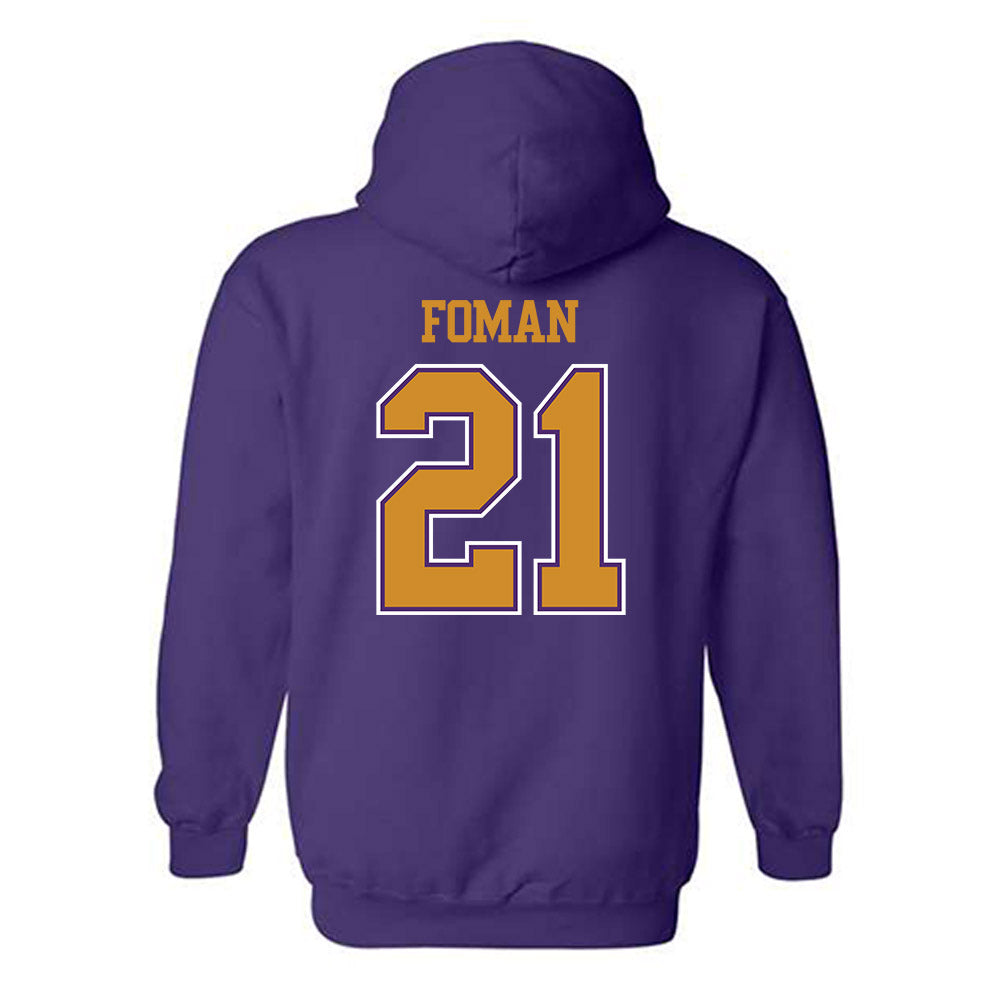 Alcorn - NCAA Men's Basketball : Kameron Foman - Classic Shersey Hooded Sweatshirt-1