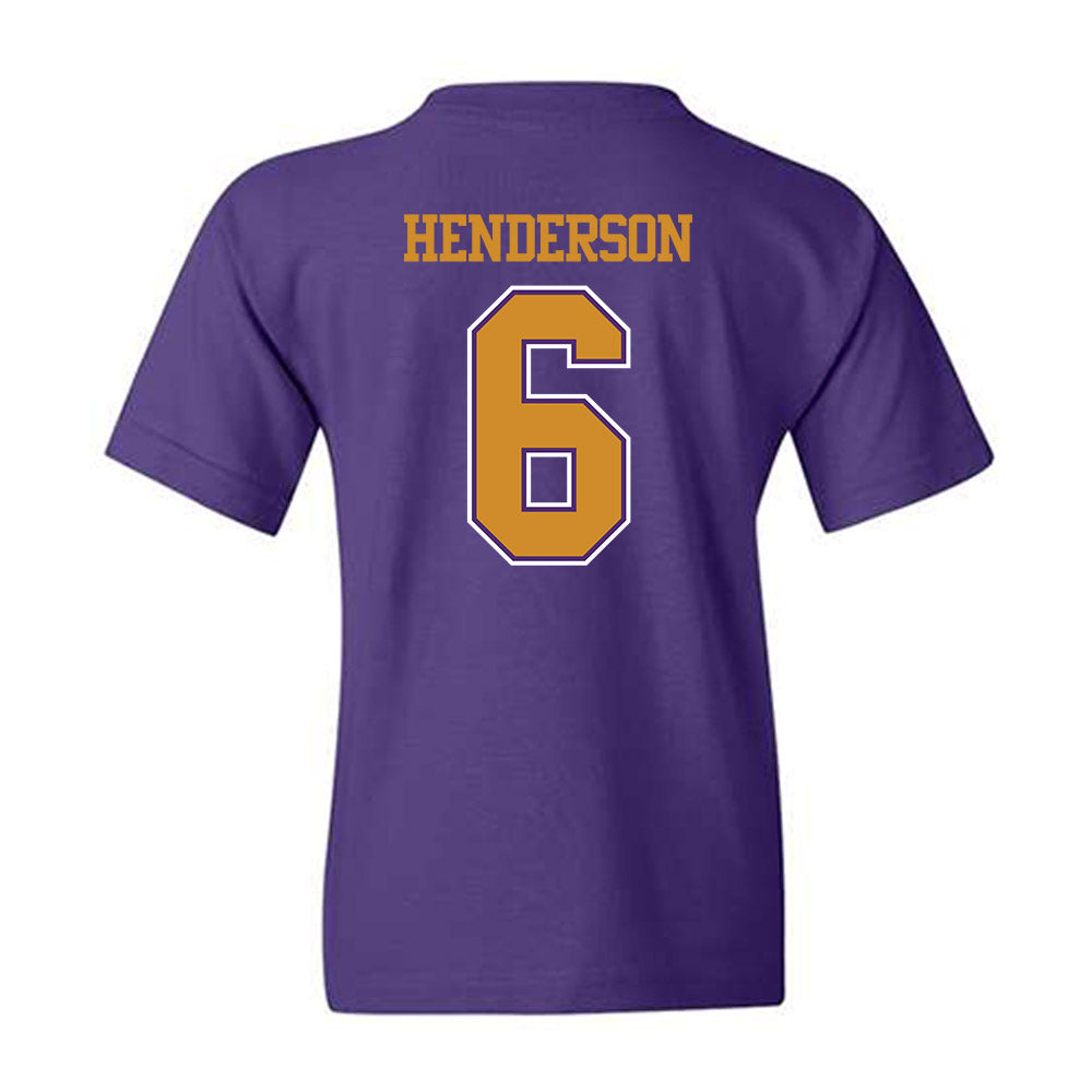 Alcorn - NCAA Men's Basketball : Will Henderson - Classic Shersey Youth T-Shirt-1
