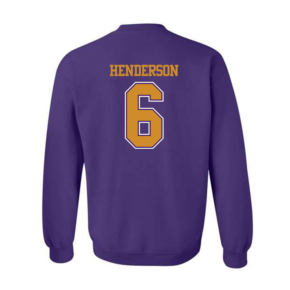 Alcorn - NCAA Men's Basketball : Will Henderson - Classic Shersey Crewneck Sweatshirt-1