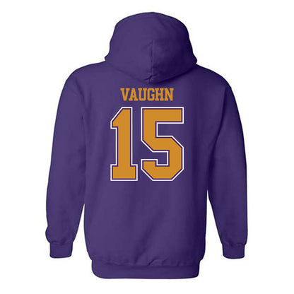 Alcorn - NCAA Football : Xzavier Vaughn - Classic Shersey Hooded Sweatshirt-1