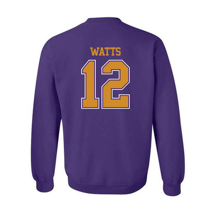 Alcorn - NCAA Softball : Layla Watts - Classic Shersey Crewneck Sweatshirt-1