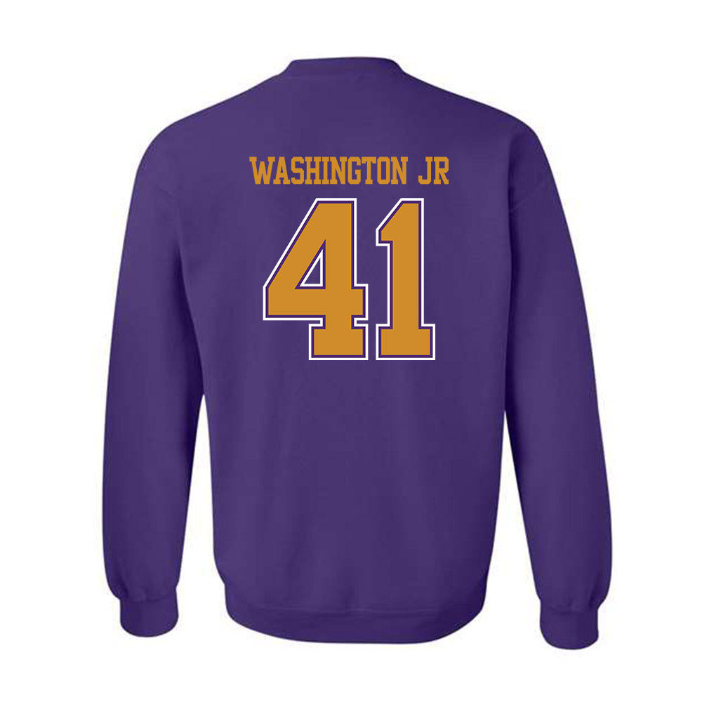 Alcorn - NCAA Football : Simeon Washington Jr - Classic Shersey Crewneck Sweatshirt-1