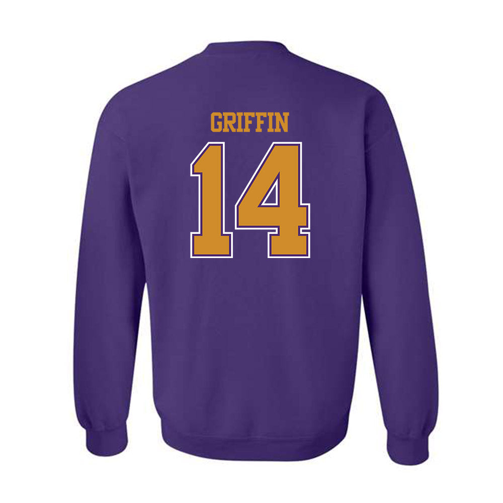 Alcorn - NCAA Football : Elijah Griffin - Classic Shersey Crewneck Sweatshirt-1
