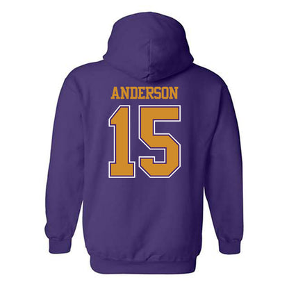 Alcorn - NCAA Women's Basketball : Jeanee Anderson - Classic Shersey Hooded Sweatshirt-1
