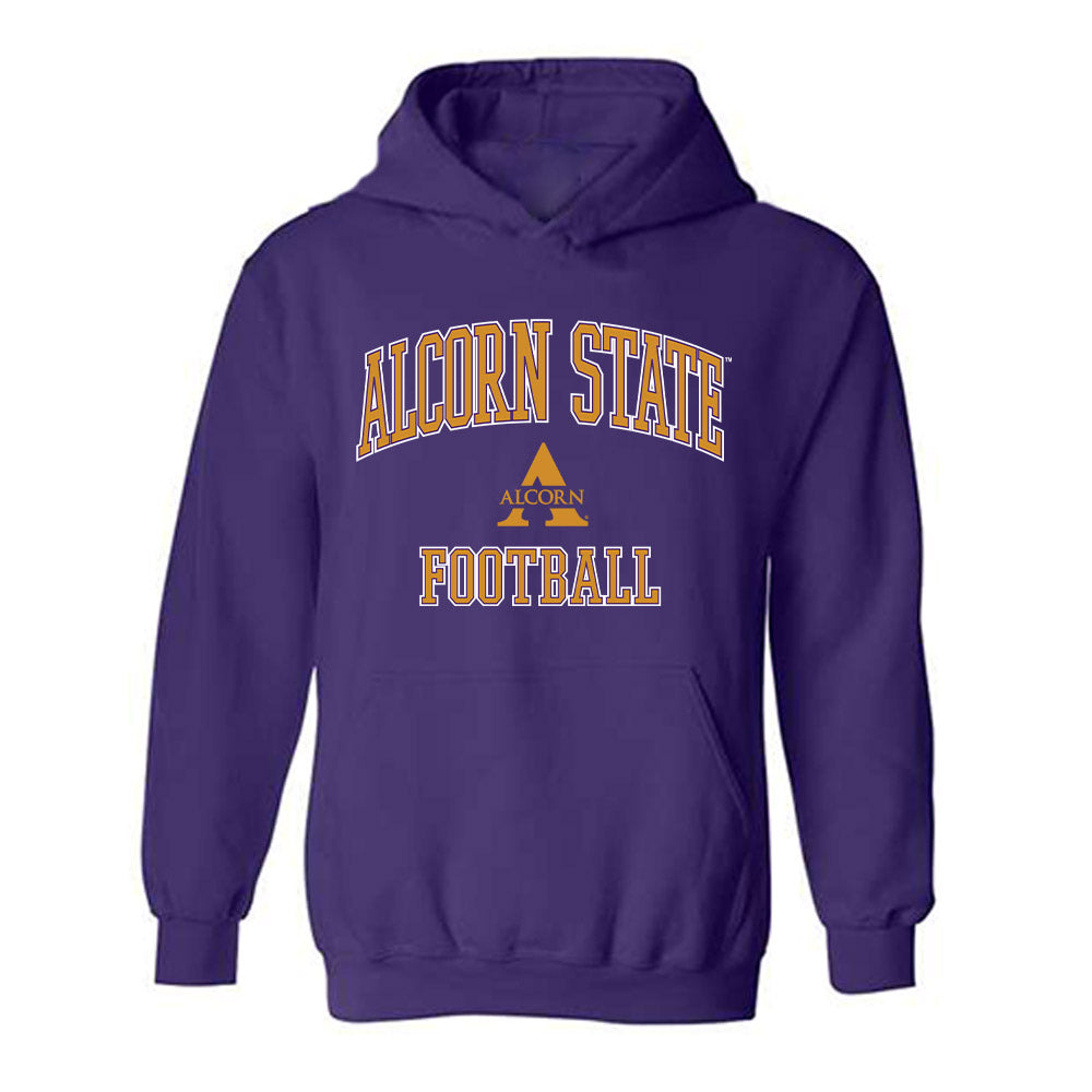 Alcorn - NCAA Football : Ibrahim Eagle - Classic Shersey Hooded Sweatshirt-0