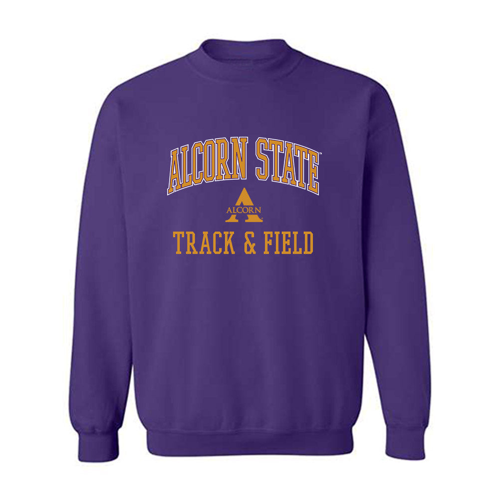 Alcorn - NCAA Men's Track & Field : Trellas Forrest - Classic Shersey Crewneck Sweatshirt-0
