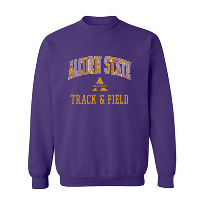 Alcorn - NCAA Men's Track & Field : Trellas Forrest - Classic Shersey Crewneck Sweatshirt-0