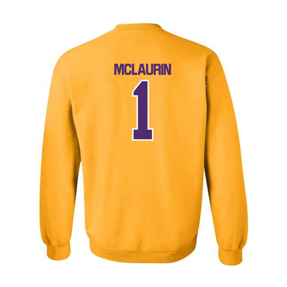 Alcorn - NCAA Football : Orlandus Mclaurin - Classic Shersey Crewneck Sweatshirt-1