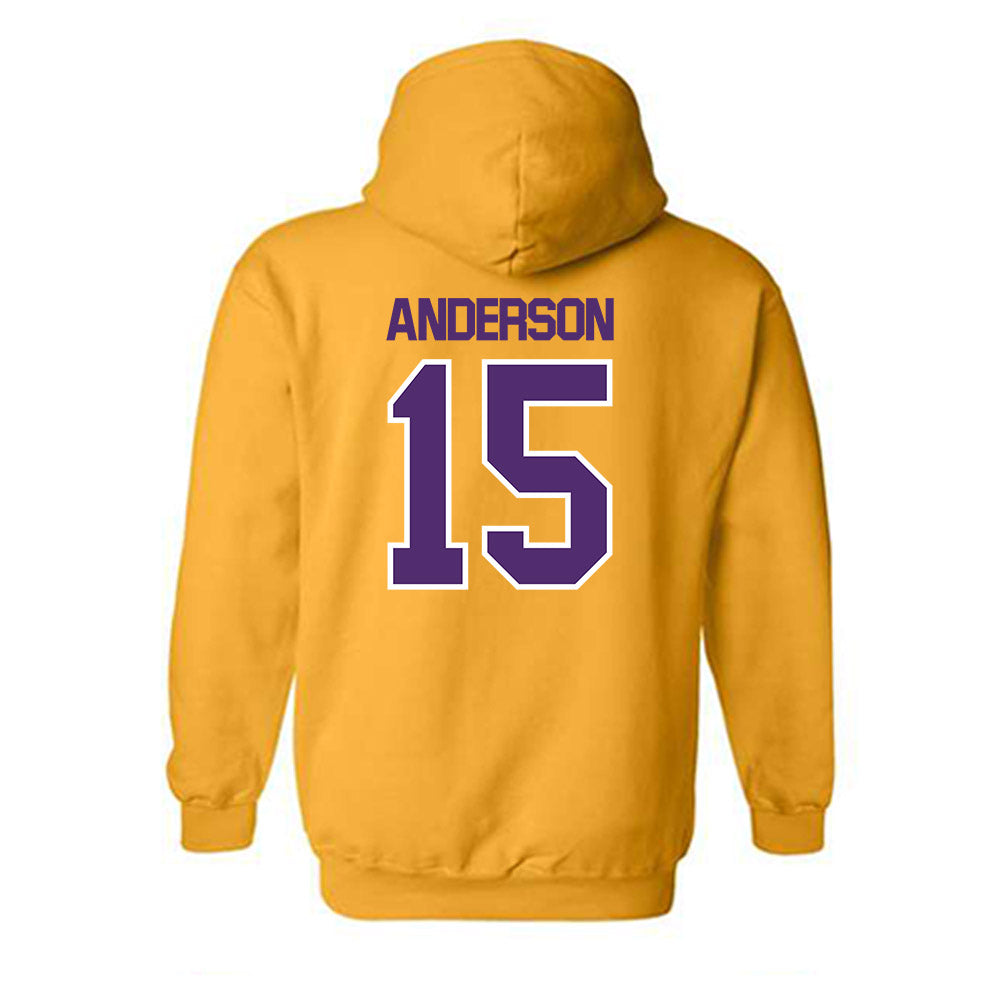 Alcorn - NCAA Women's Basketball : Jeanee Anderson - Classic Shersey Hooded Sweatshirt-1