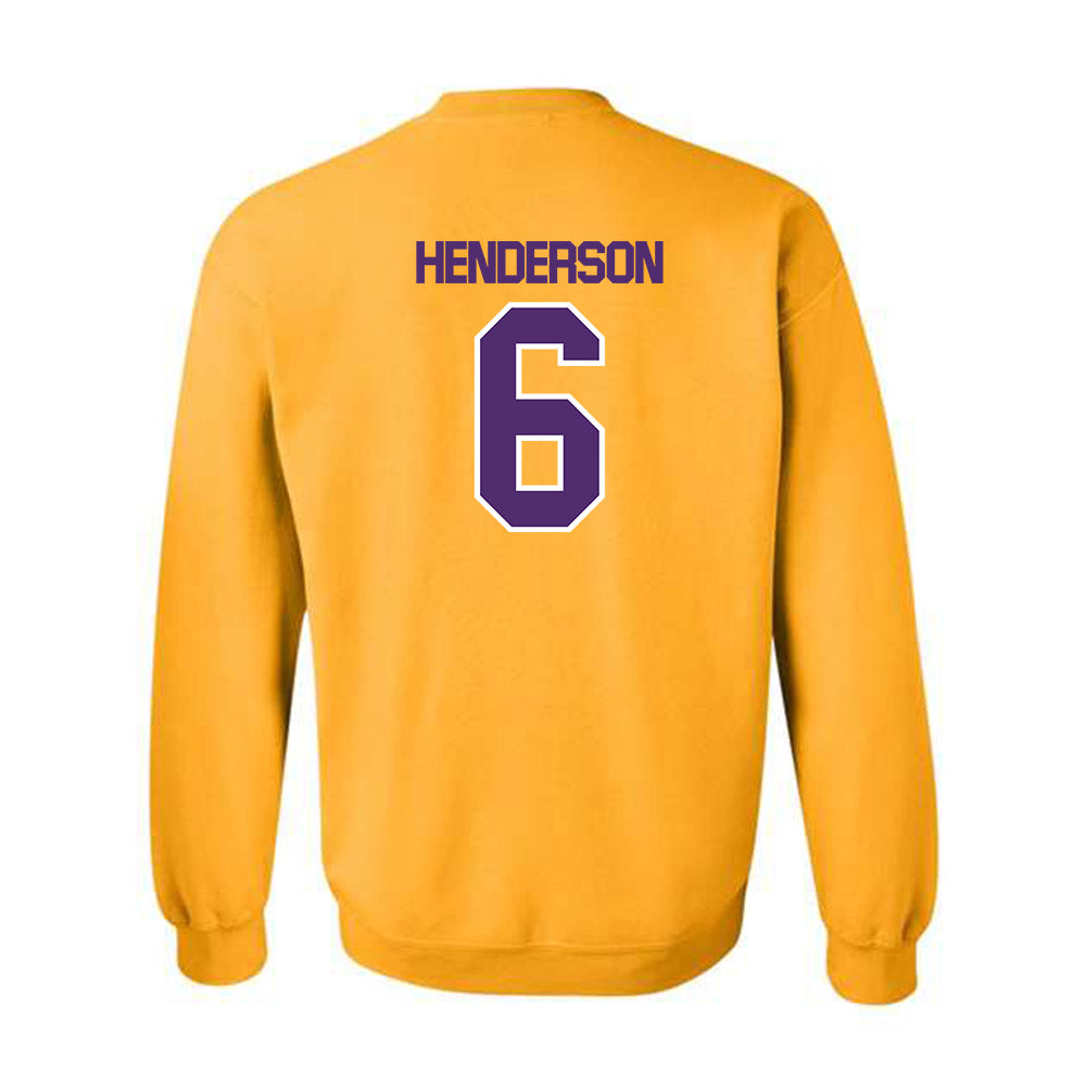 Alcorn - NCAA Men's Basketball : Will Henderson - Classic Shersey Crewneck Sweatshirt-1