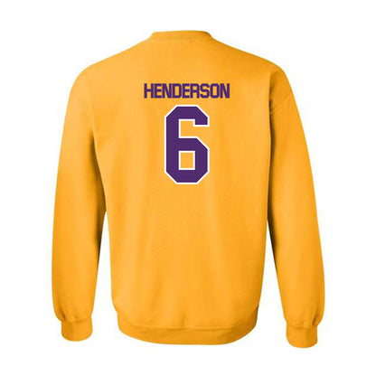 Alcorn - NCAA Men's Basketball : Will Henderson - Classic Shersey Crewneck Sweatshirt-1