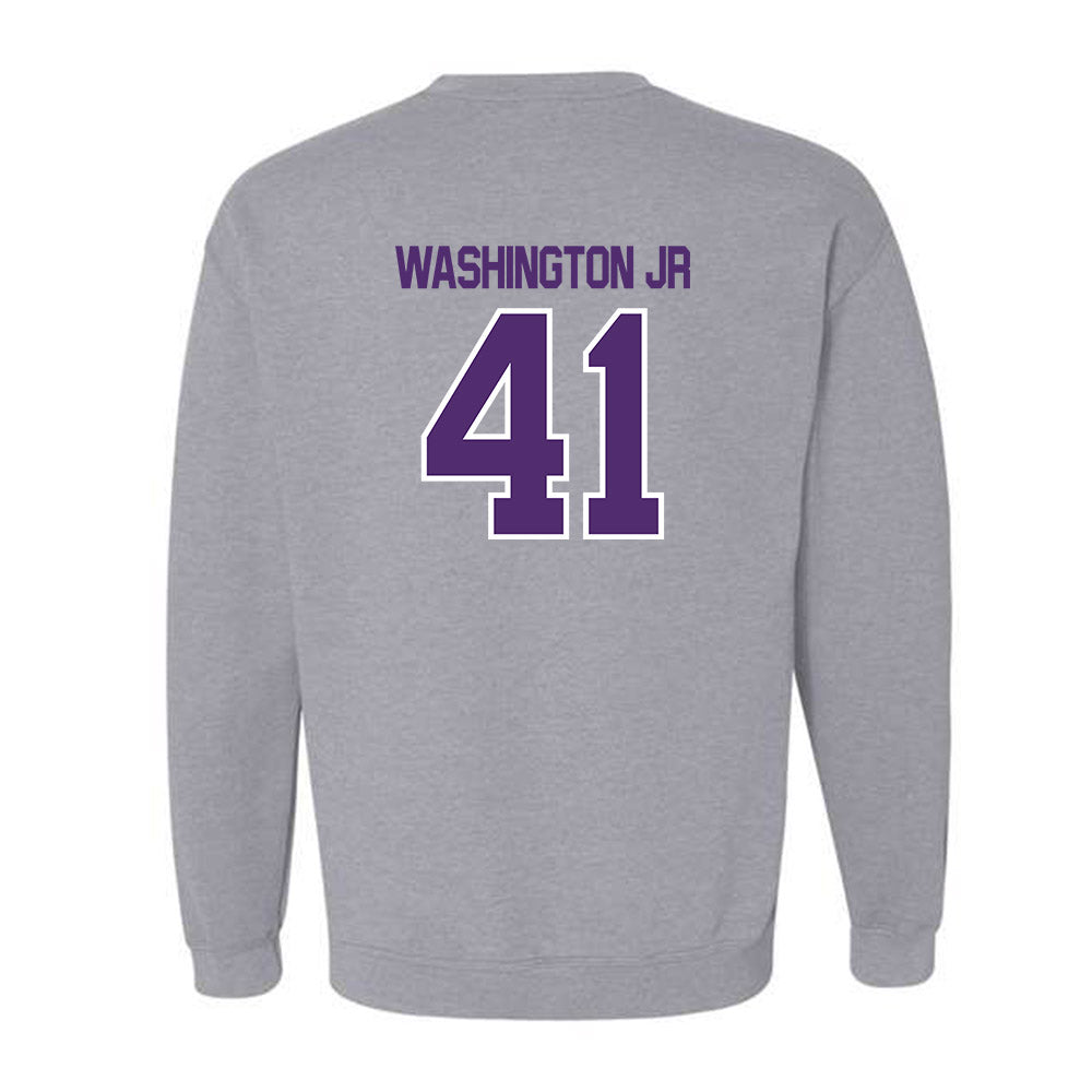 Alcorn - NCAA Football : Simeon Washington Jr - Classic Shersey Crewneck Sweatshirt-1