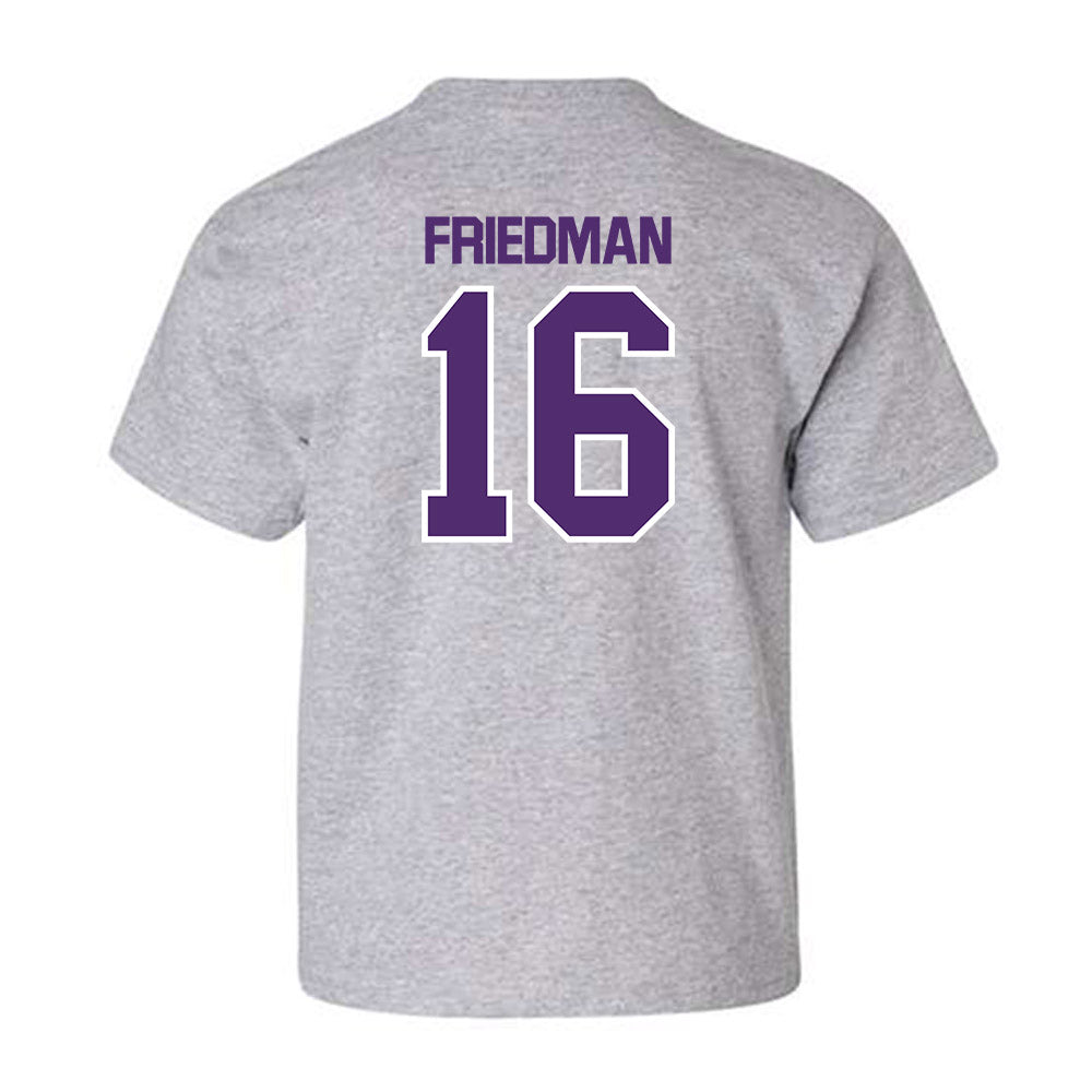 Alcorn - NCAA Baseball : Asher Friedman - Classic Shersey Youth T-Shirt-1