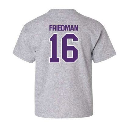 Alcorn - NCAA Baseball : Asher Friedman - Classic Shersey Youth T-Shirt-1