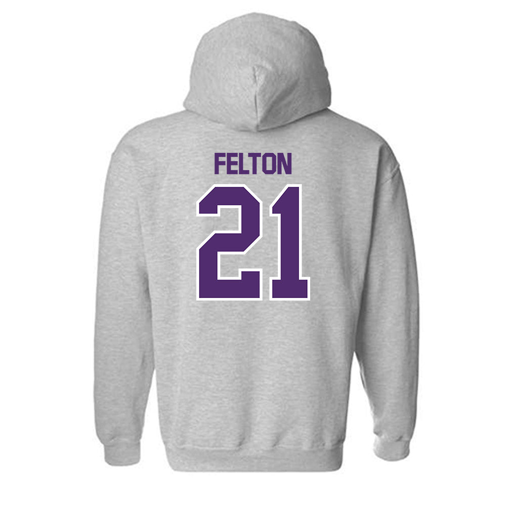 Alcorn - NCAA Softball : Alonah Felton - Classic Shersey Hooded Sweatshirt-1