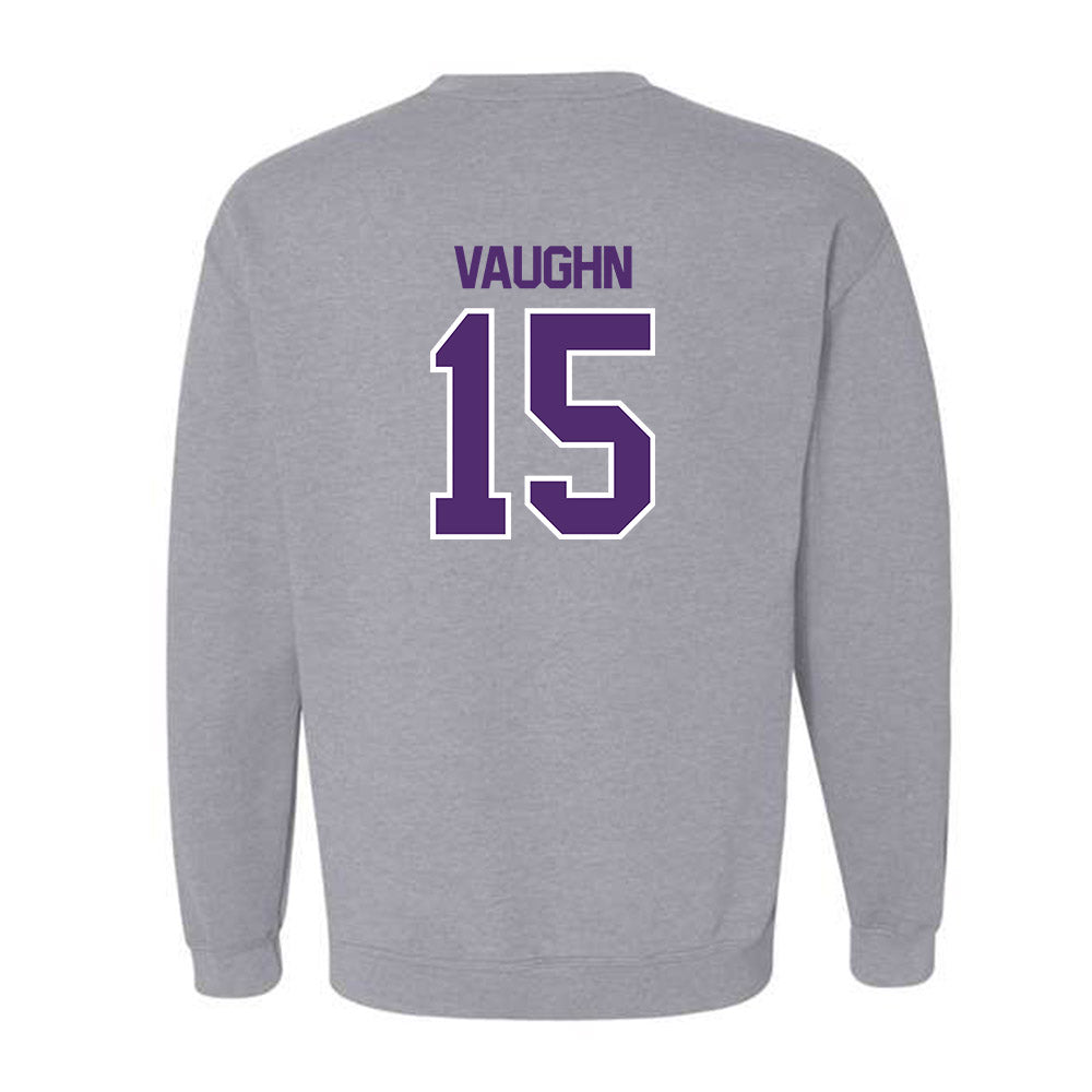 Alcorn - NCAA Football : Xzavier Vaughn - Classic Shersey Crewneck Sweatshirt-1