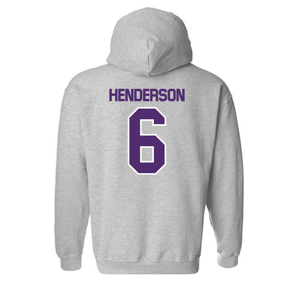 Alcorn - NCAA Men's Basketball : Will Henderson - Classic Shersey Hooded Sweatshirt-1