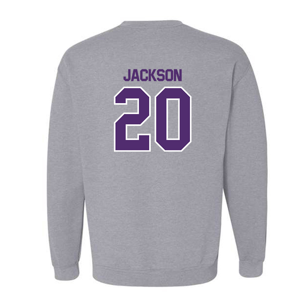 Alcorn - NCAA Baseball : Kevin Jackson - Classic Shersey Crewneck Sweatshirt-1