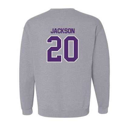 Alcorn - NCAA Baseball : Kevin Jackson - Classic Shersey Crewneck Sweatshirt-1