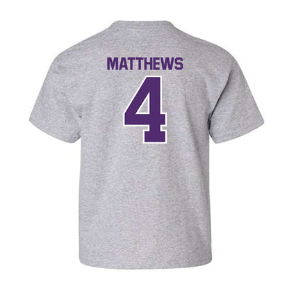 Alcorn - NCAA Football : Jacoby Matthews - Classic Shersey Youth T-Shirt-1