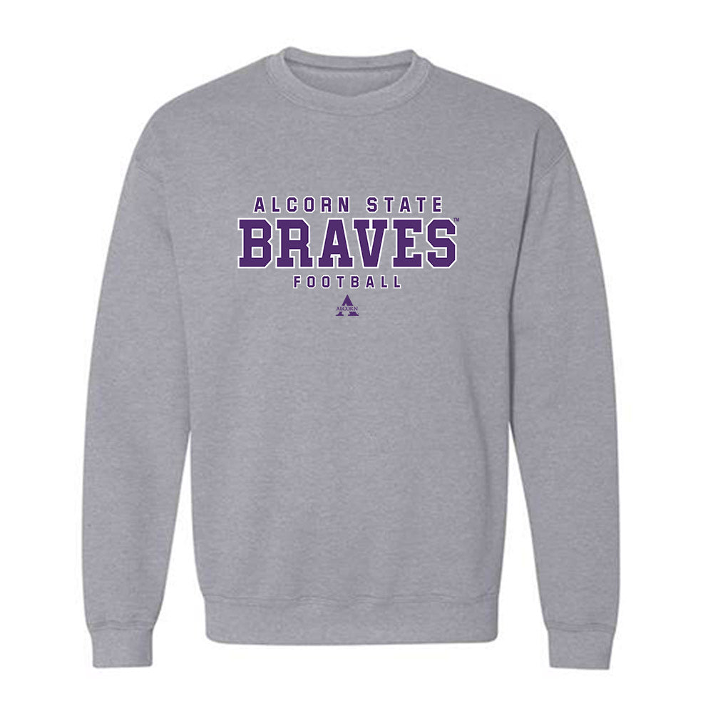 Alcorn - NCAA Football : Ibrahim Eagle - Classic Shersey Crewneck Sweatshirt-0