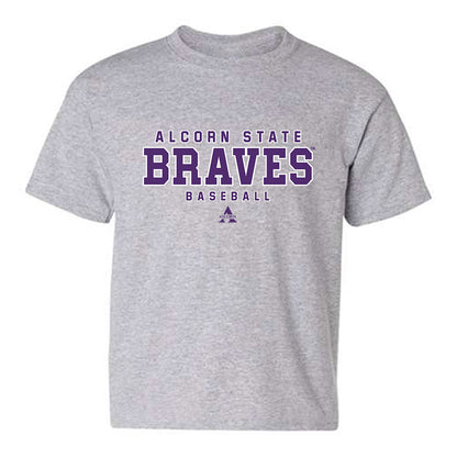 Alcorn - NCAA Baseball : Asher Friedman - Classic Shersey Youth T-Shirt-0