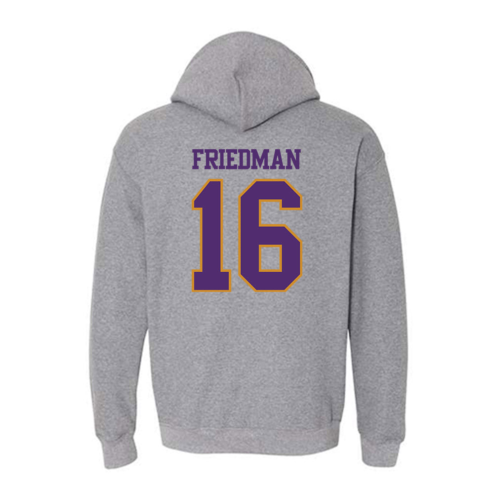 Alcorn - NCAA Baseball : Asher Friedman - Classic Shersey Hooded Sweatshirt-1