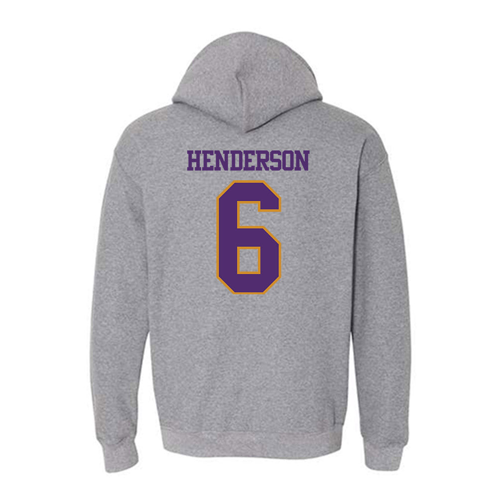 Alcorn - NCAA Men's Basketball : Will Henderson - Classic Shersey Hooded Sweatshirt-1