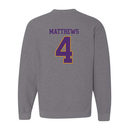 Alcorn - NCAA Football : Jacoby Matthews - Classic Shersey Crewneck Sweatshirt-1