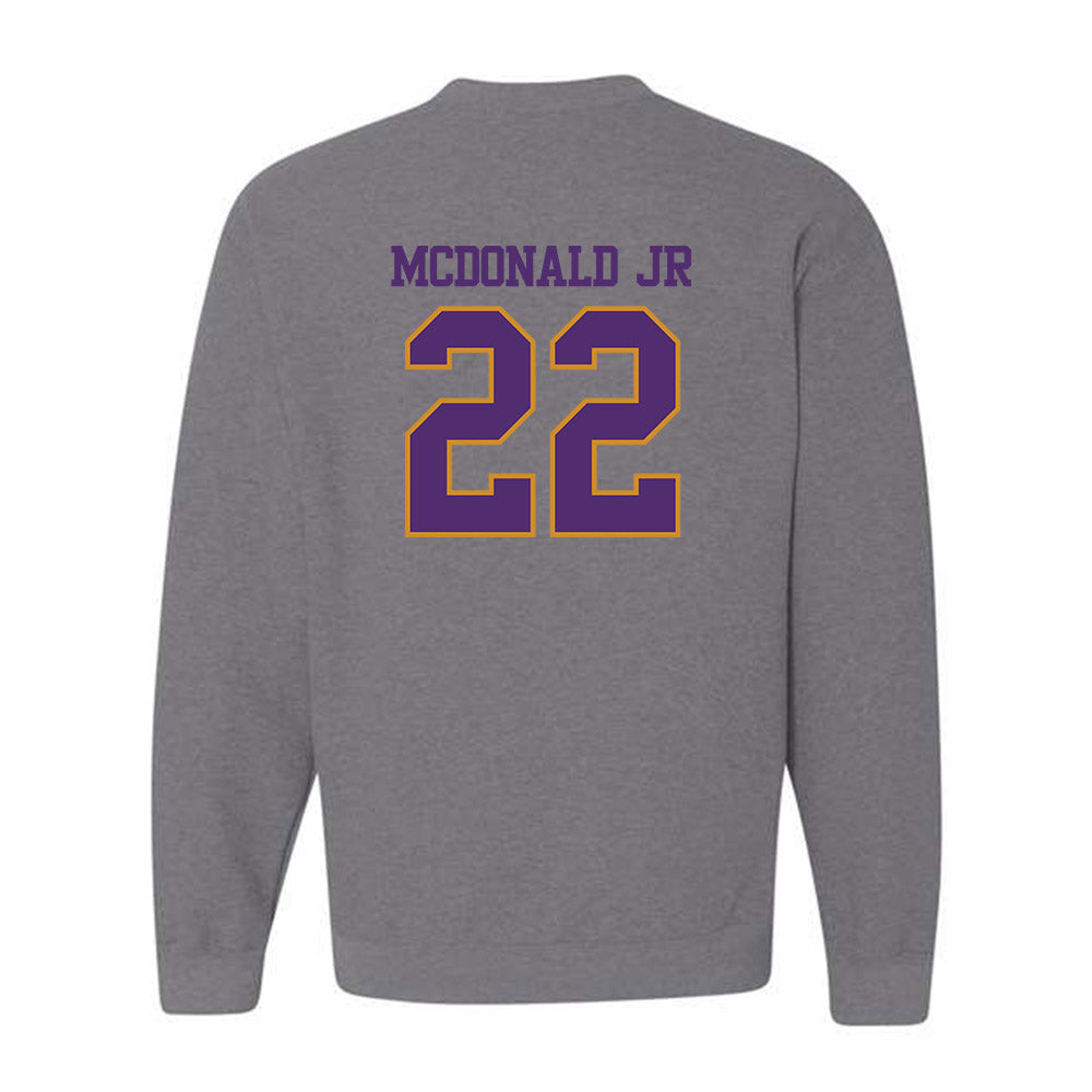 Alcorn - NCAA Football : Carl McDonald jr - Classic Shersey Crewneck Sweatshirt-1