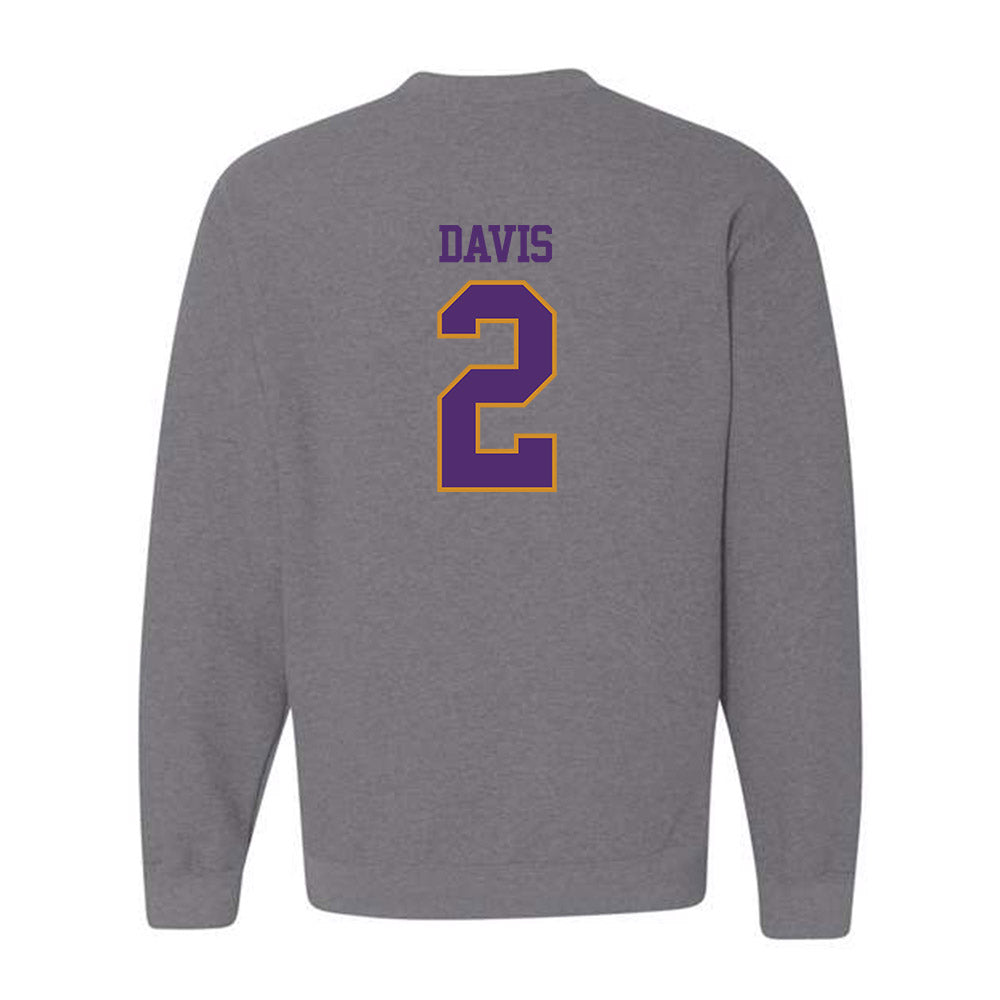 Alcorn - NCAA Football : Reggie Davis - Classic Shersey Crewneck Sweatshirt-1