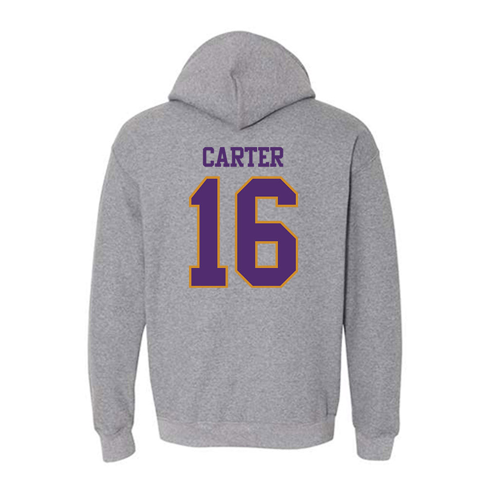 Alcorn - NCAA Women's Volleyball : Courtney Carter - Classic Shersey Hooded Sweatshirt-1