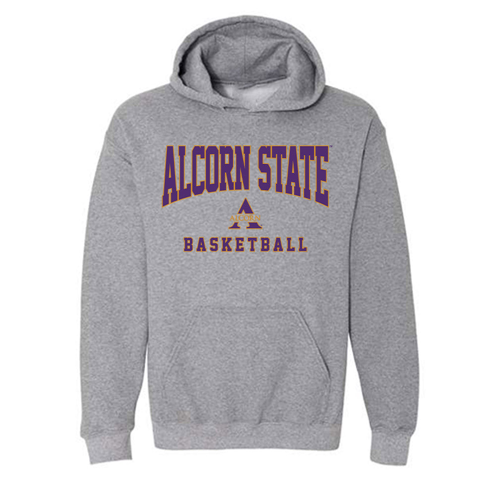 Alcorn - NCAA Men's Basketball : Will Henderson - Classic Shersey Hooded Sweatshirt-0