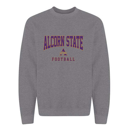 Alcorn - NCAA Football : Ibrahim Eagle - Classic Shersey Crewneck Sweatshirt-0