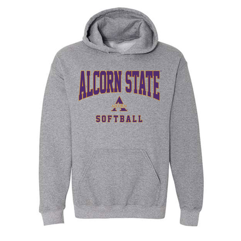 Alcorn - NCAA Softball : Alonah Felton - Classic Shersey Hooded Sweatshirt-0