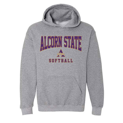Alcorn - NCAA Softball : Alonah Felton - Classic Shersey Hooded Sweatshirt-0