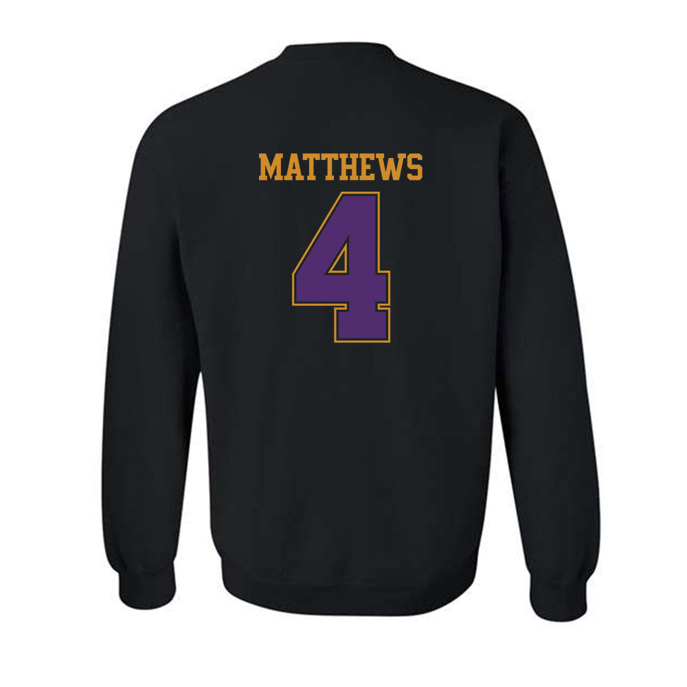 Alcorn - NCAA Football : Jacoby Matthews - Classic Shersey Crewneck Sweatshirt-1