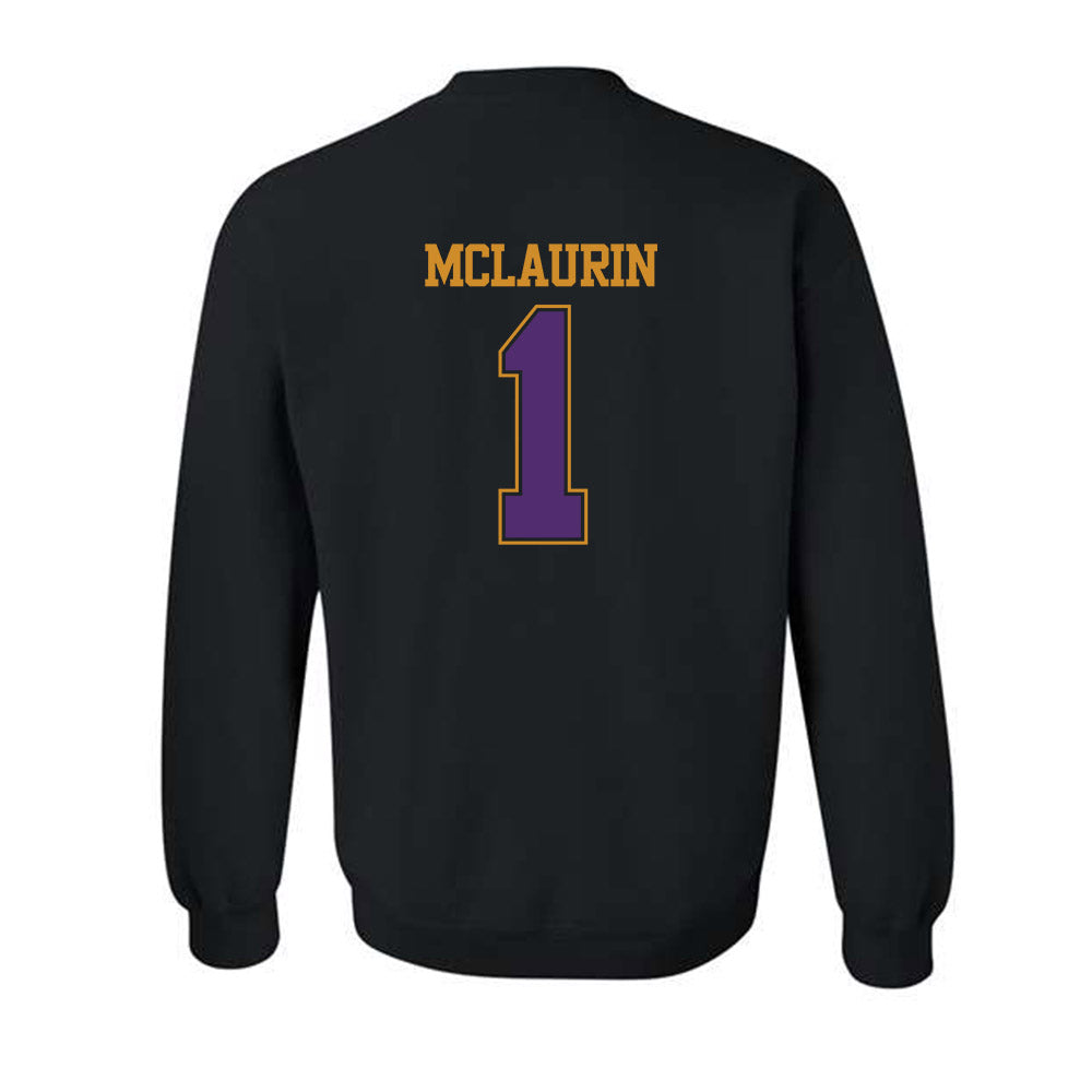 Alcorn - NCAA Football : Orlandus Mclaurin - Classic Shersey Crewneck Sweatshirt-1