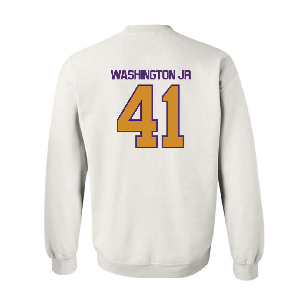Alcorn - NCAA Football : Simeon Washington Jr - Classic Shersey Crewneck Sweatshirt-1