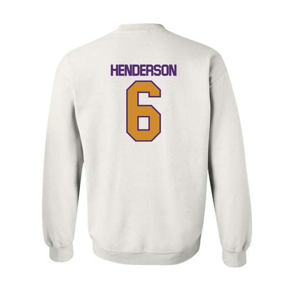 Alcorn - NCAA Men's Basketball : Will Henderson - Classic Shersey Crewneck Sweatshirt-1