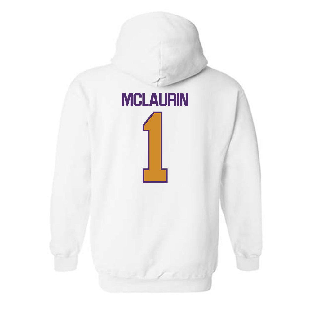 Alcorn - NCAA Football : Orlandus Mclaurin - Classic Shersey Hooded Sweatshirt-1