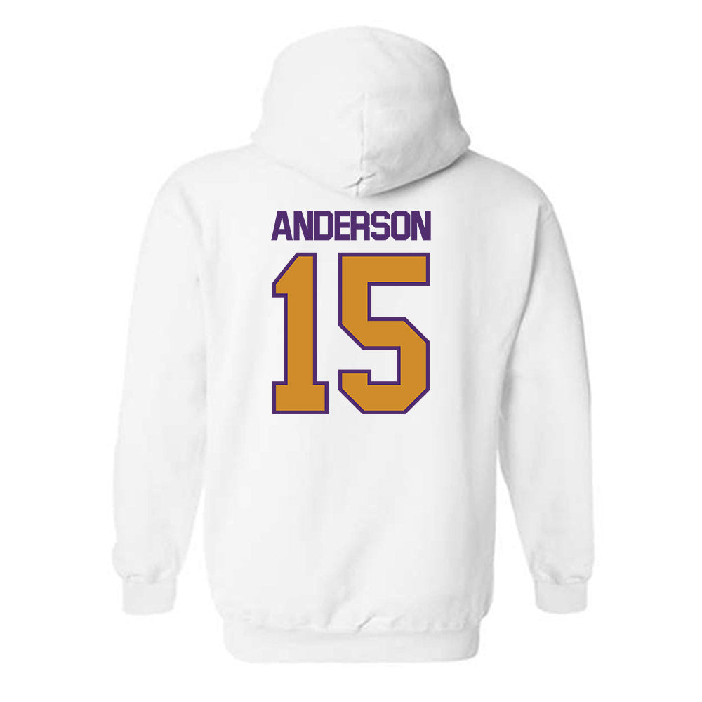 Alcorn - NCAA Women's Basketball : Jeanee Anderson - Classic Shersey Hooded Sweatshirt-1