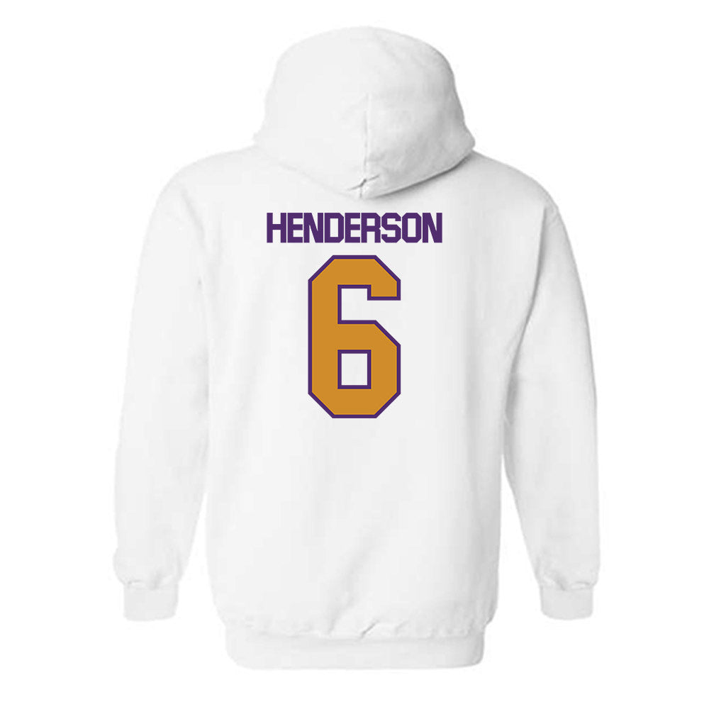 Alcorn - NCAA Men's Basketball : Will Henderson - Classic Shersey Hooded Sweatshirt-1
