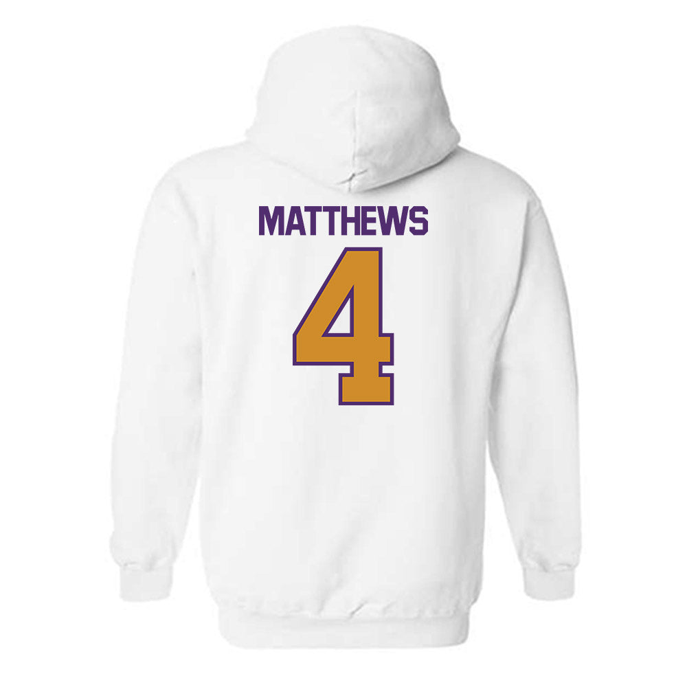Alcorn - NCAA Football : Jacoby Matthews - Classic Shersey Hooded Sweatshirt-1