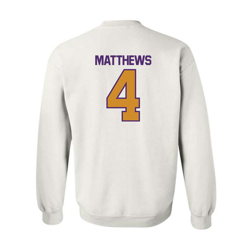Alcorn - NCAA Football : Jacoby Matthews - Classic Shersey Crewneck Sweatshirt-1