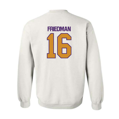 Alcorn - NCAA Baseball : Asher Friedman - Classic Shersey Crewneck Sweatshirt-1