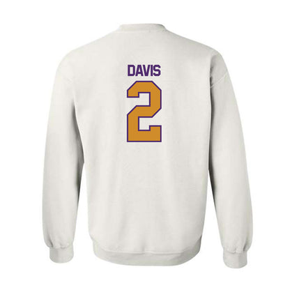 Alcorn - NCAA Football : Reggie Davis - Classic Shersey Crewneck Sweatshirt-1